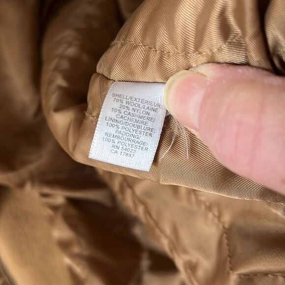 Vintage Banana Republic Men's Wool Cashmere Blend Coat - Picture 6 of 12